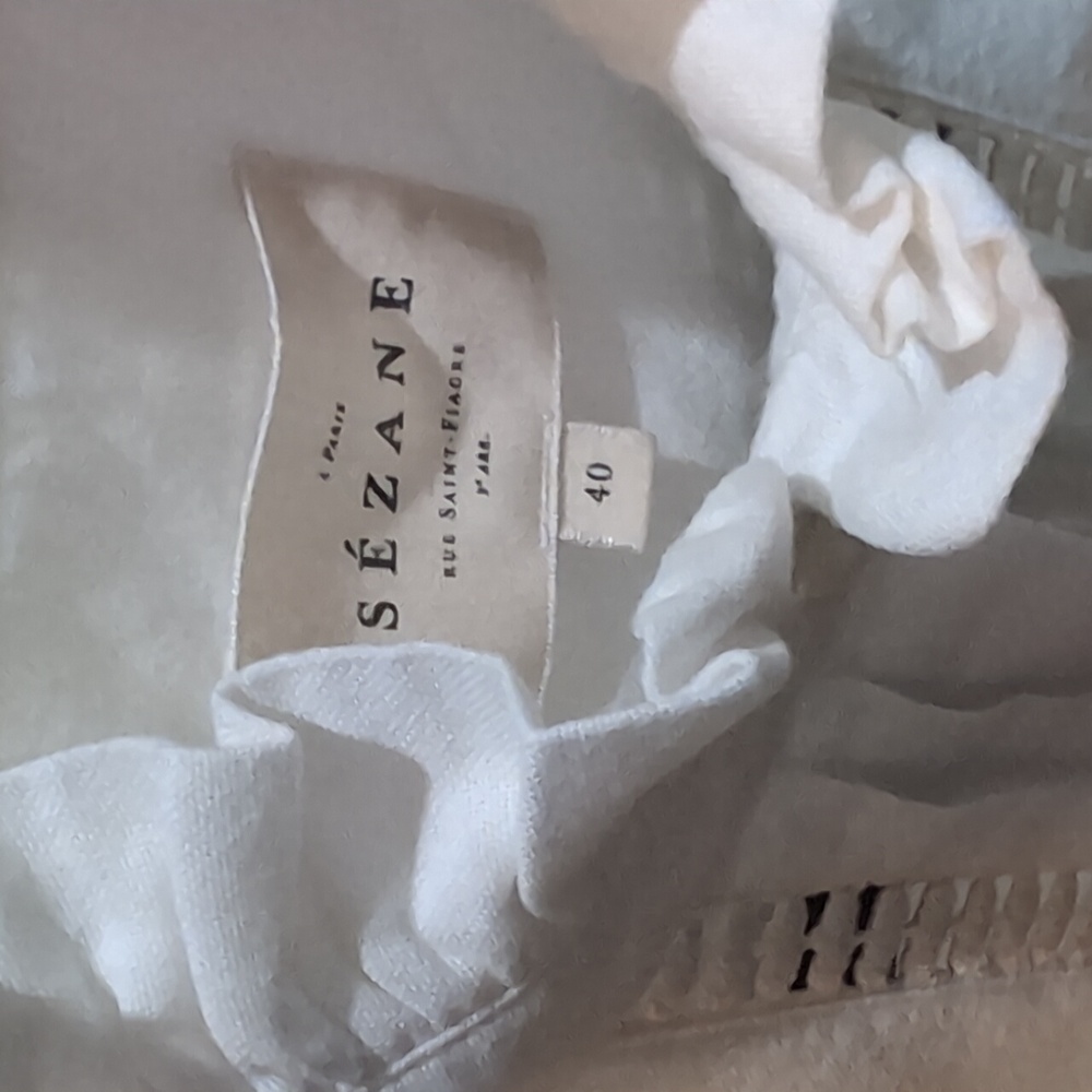 Rare Sezane Marguerite Blouse ASO Kate Middleton Sz 40 - Picture 4 of 6